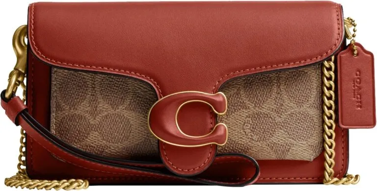 Coach Coated Canvas Signature Tabby Wristlet Review