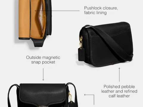 Coach Polished Pebble Tabby Messenger 19 2