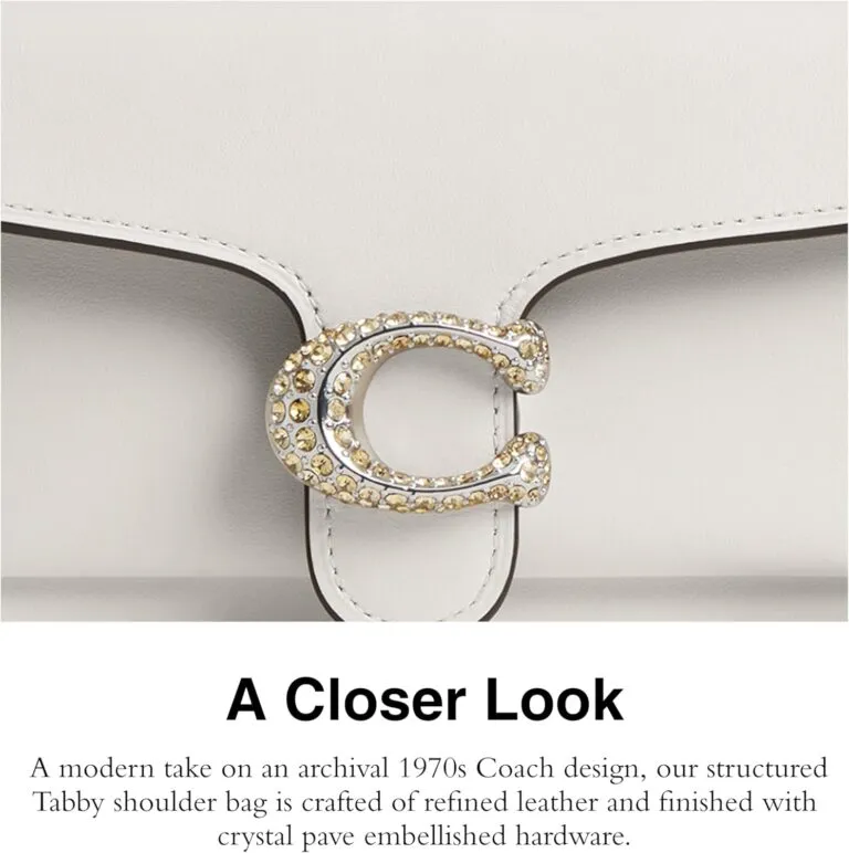 Coach Tabby Chain Clutch, Chalk Review