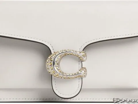 Embrague de cadena Coach Tabby Chalk 22