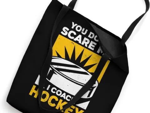 Ice Hockey Coach Dad Tote Bag 3
