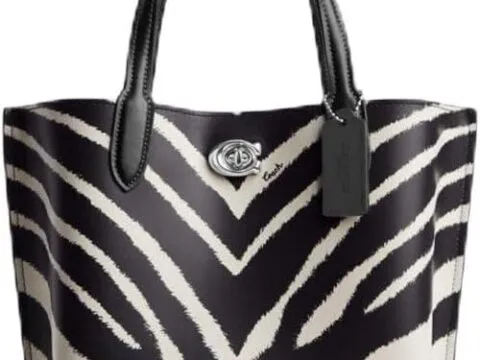 Willow Tote 24 mit Zebra-Print
