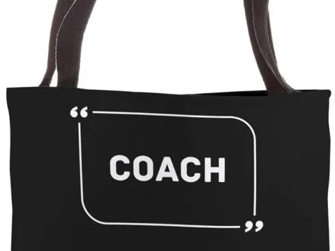 Bolso de mano de administración de la tripulación de la etiqueta de nombre de la carrera de reconocimiento del entrenador Presenta la apreciación del entrenador