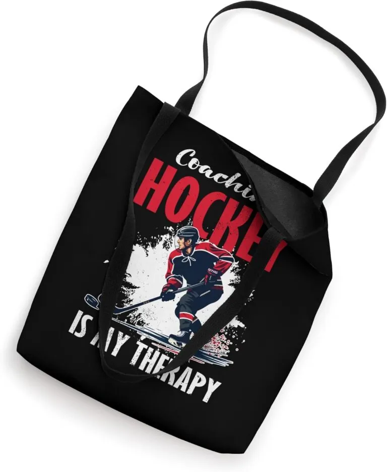 A Review: Ice Hockey Coach Dad Tote Bag