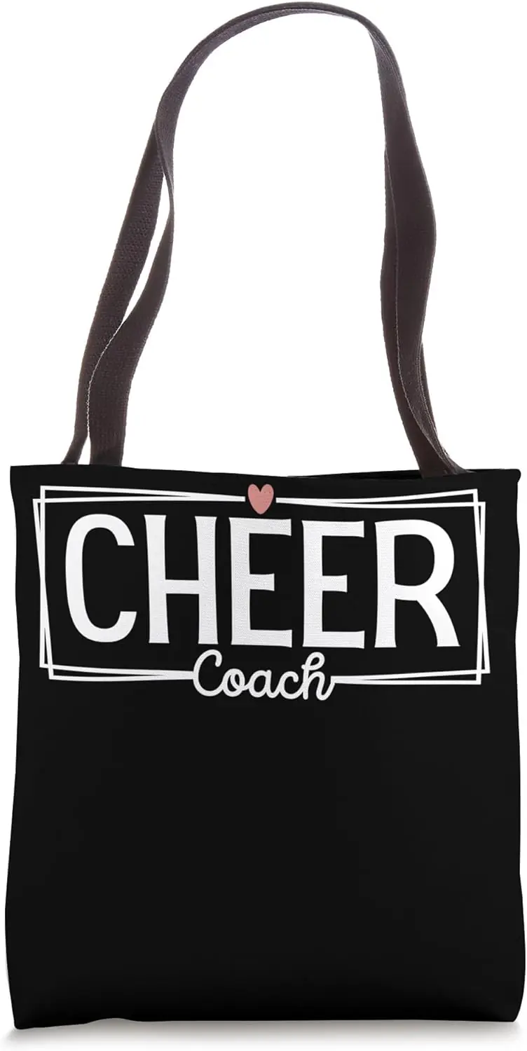 Funny Cheer Coach Cute Cheer Leader Retro Vintage Tote Bag Review