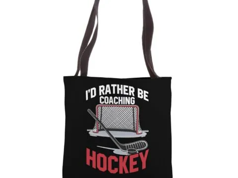 Ice Hockey Coach Dad Tote Bag 18