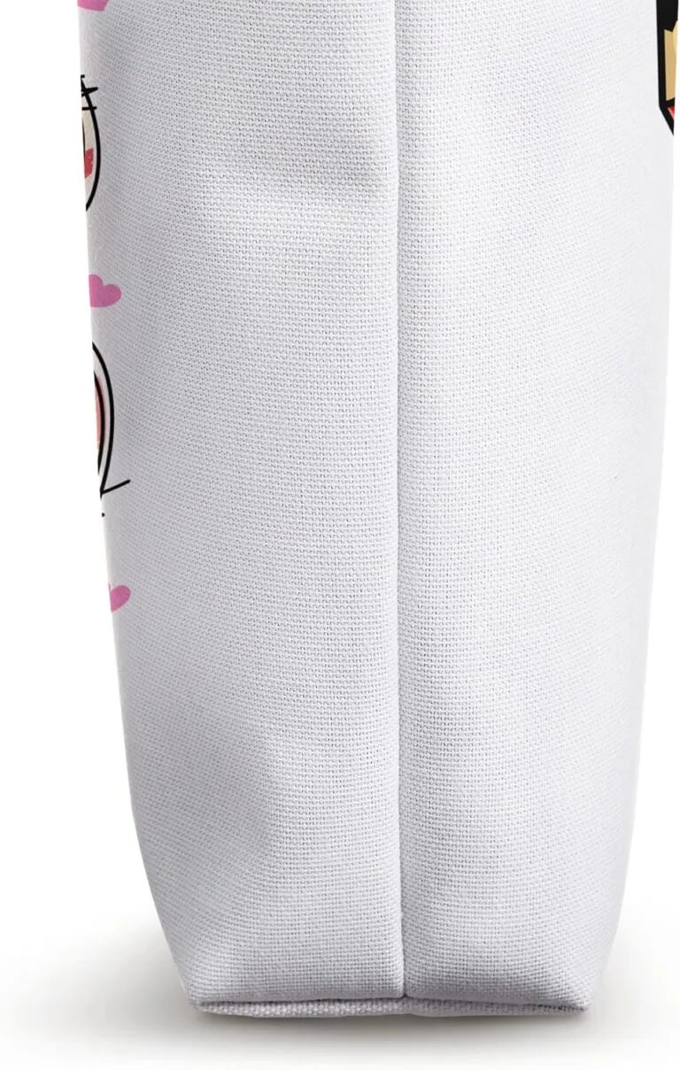 Teacher Coach Love Heart Leopard Plaid Valentines Day Tote Bag Review